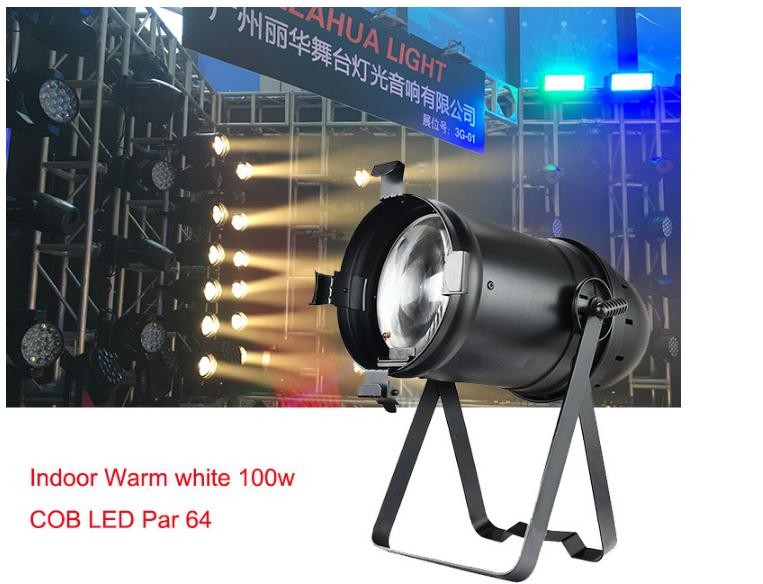 COB 100w par luz IP44 (Zoom manual)